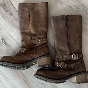 Caterpillar Brown Fur-Lined Boots
